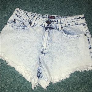 High waisted shorts